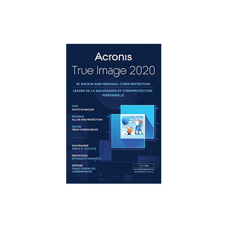Acronis Cyber Protect Home Office Advanced 5-PC/MAC + 250 GB Cloud Opslag 1 jaar
