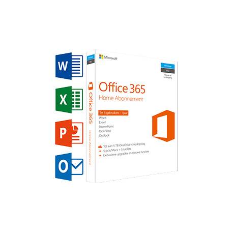 Microsoft 365 Family 6-PC/MAC 1 jaar