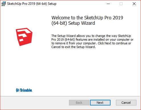Windows set up wizard next