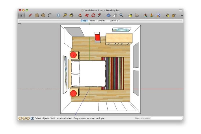 SketchUp werken in kleine ruimten 1