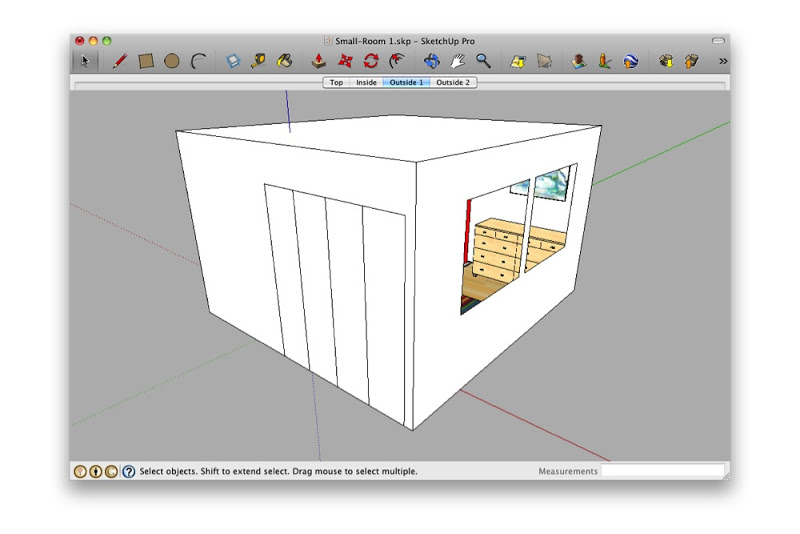 SketchUp werken in kleine ruimten 5