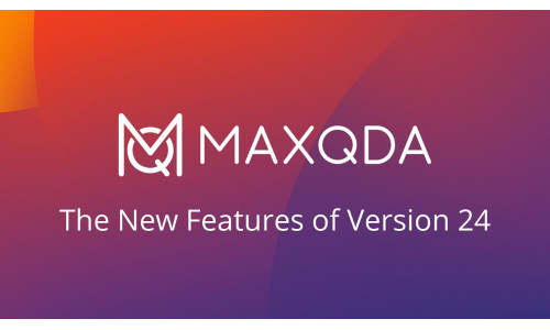 MAXQDA 2024: Nieuwe Functie